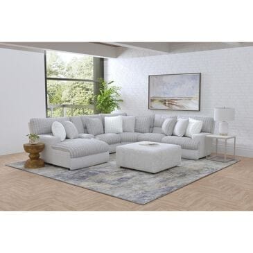 Catnapper 6-Piece Power Recliner Sectional in Moonstruck, , large