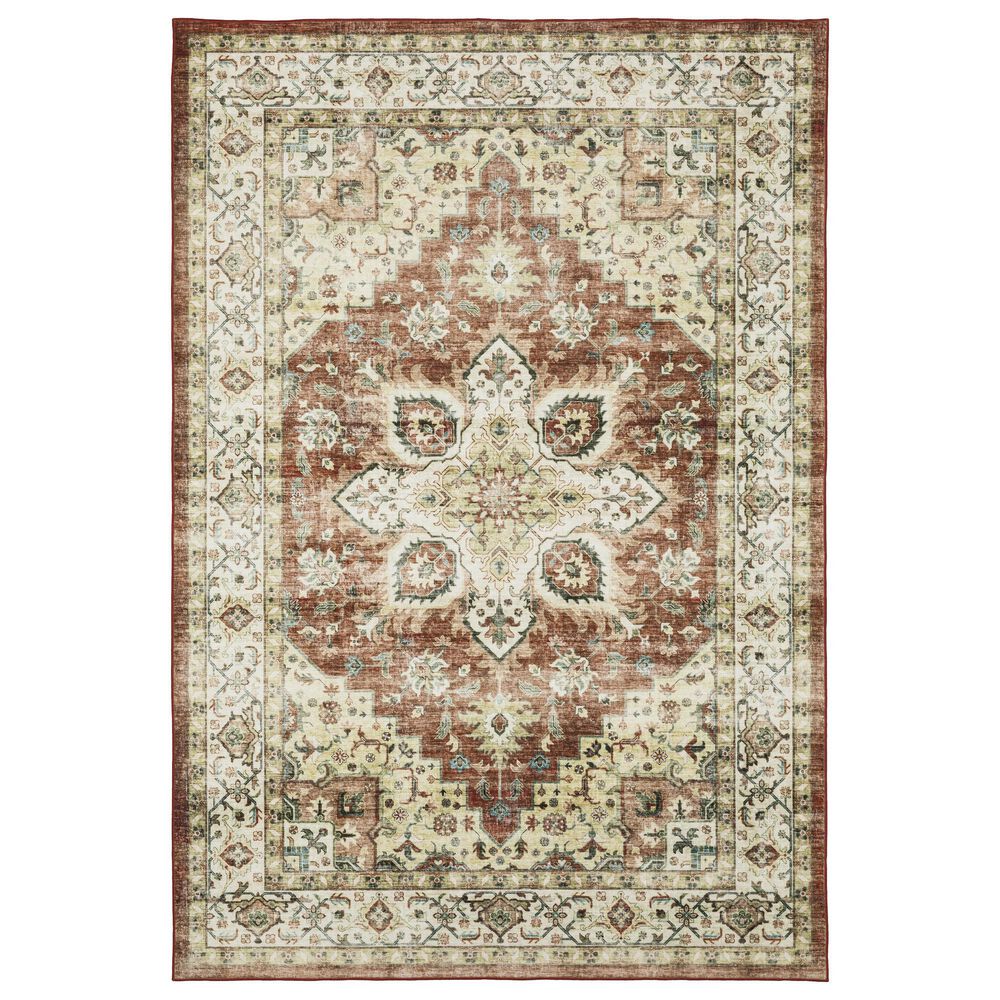 Oriental Weavers Sumter 2" x 3" Red and Ivory Area Rug, , large