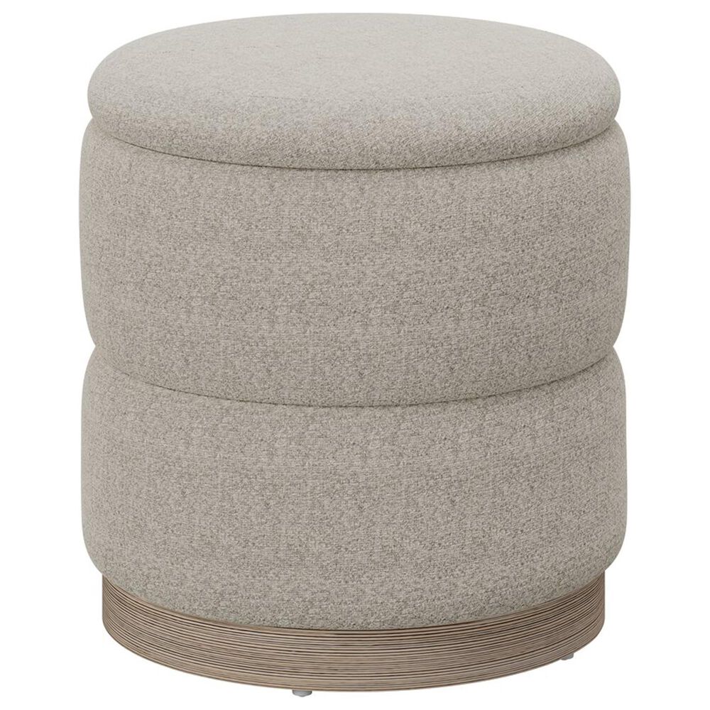 Golden Wave Furniture Dorset Storage Ottoman with Tray in Oat, , large