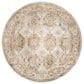 Surya Mona Lisa 6"7" Round Tan, Mustard, Brick Red, Sage, Olive, Dark Blue and Burgundy Area Rug, , large