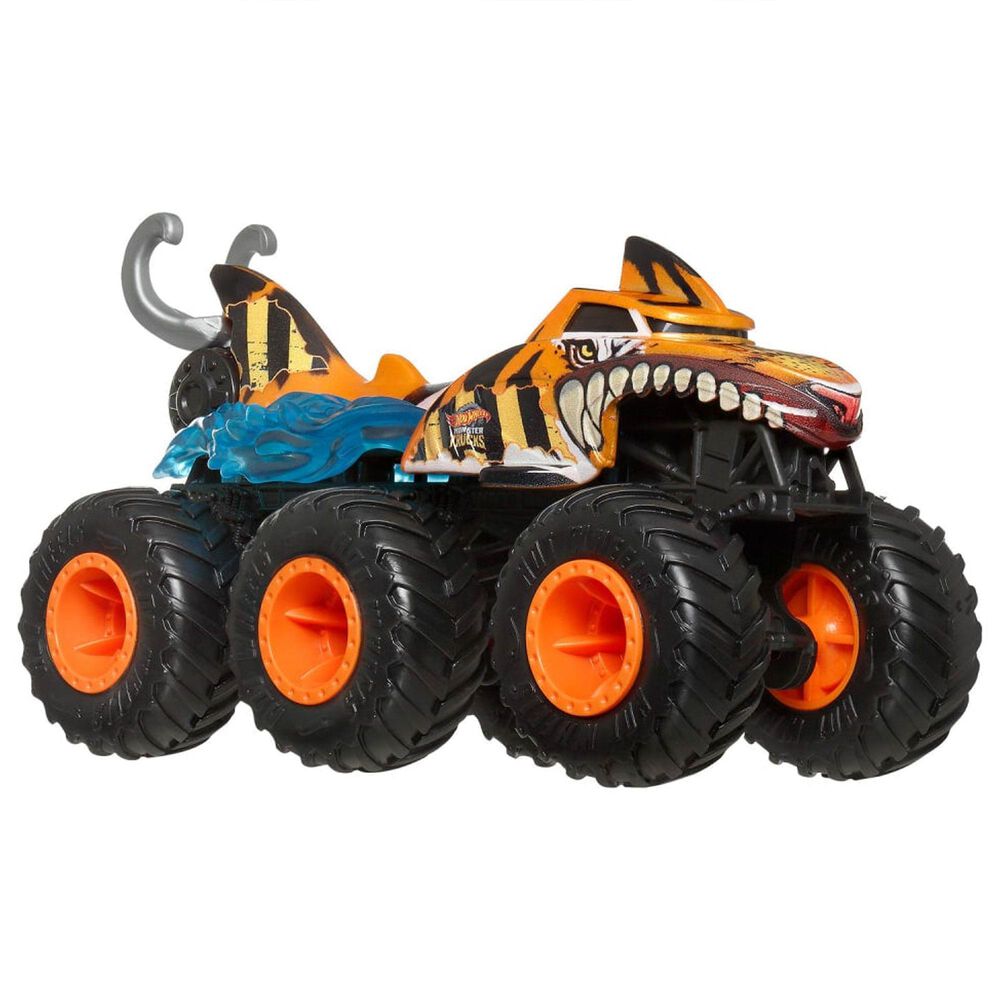 Hot Wheels Monster Truck Sharks vs Dinos Vehicle Toy Multipack, , large