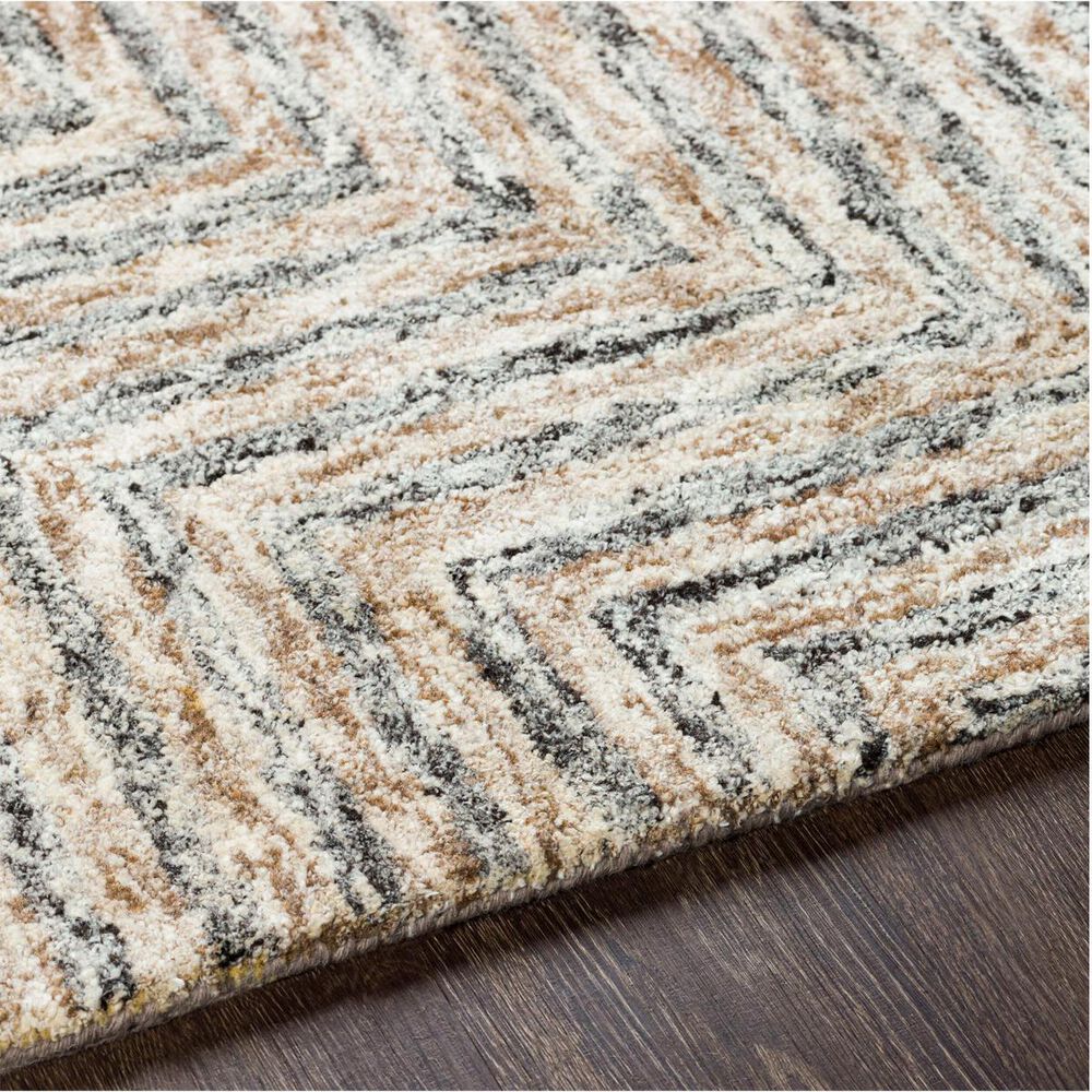 Surya Falcon Light Gray, Taupe and Dark Brown 8&#39; x 10&#39; Area Rug, , large