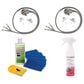 Petra Industries Inc 4-Piece Electric Range 3-Wire Eyelet Accessory Kit in Gray, , large