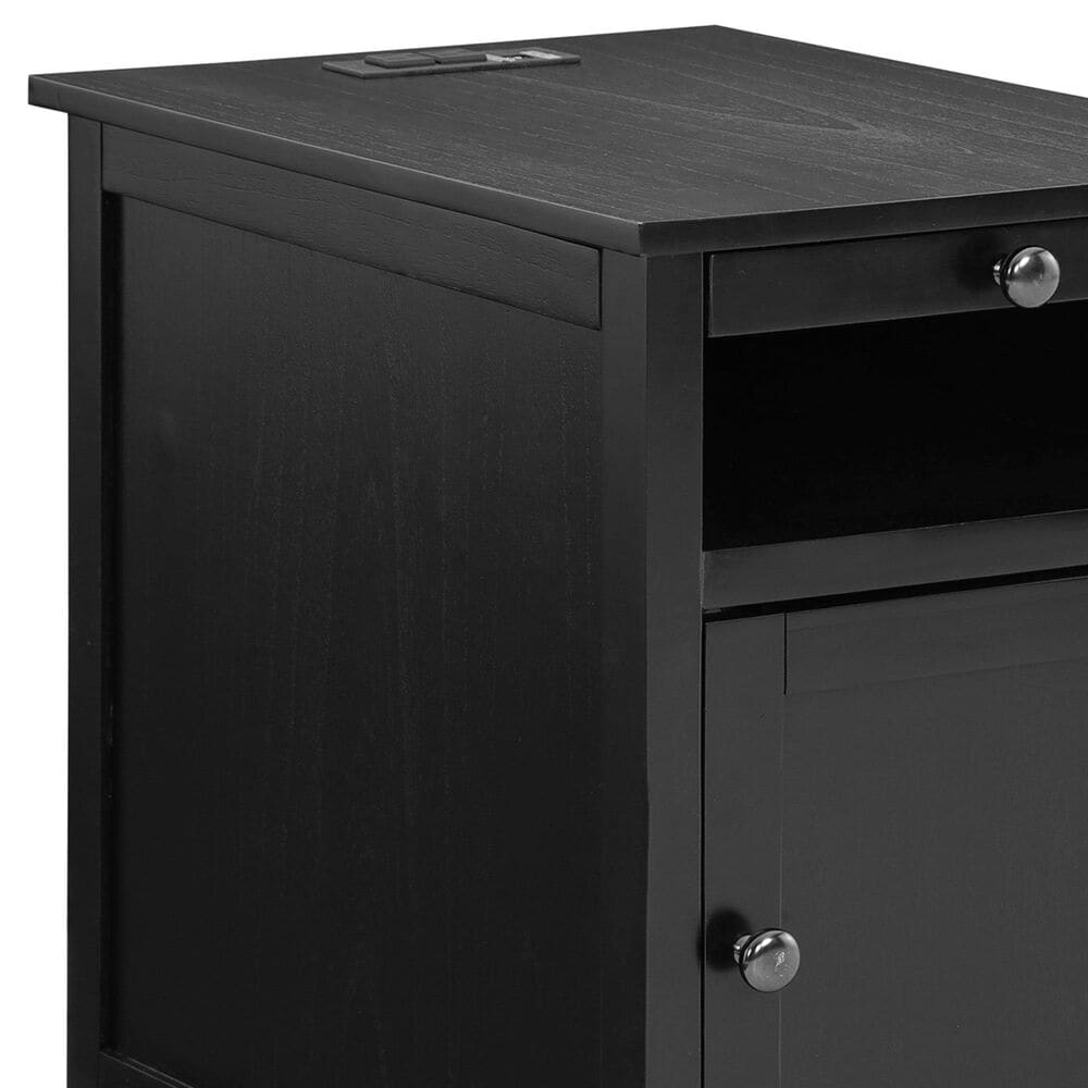 Ashley Treytown Chairside End Table in Black, , large