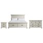 Mayberry Hill Slater King Storage Bed with Dresser and Nightstand in White, , large