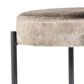 Four Hands Nocona Bar Stool with Speckled Hide Leather in Gunmetal, , large