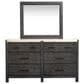 Nicolette Home Plum Creek 4 Piece King Panel Bedroom Set in Ravenwood Black, , large