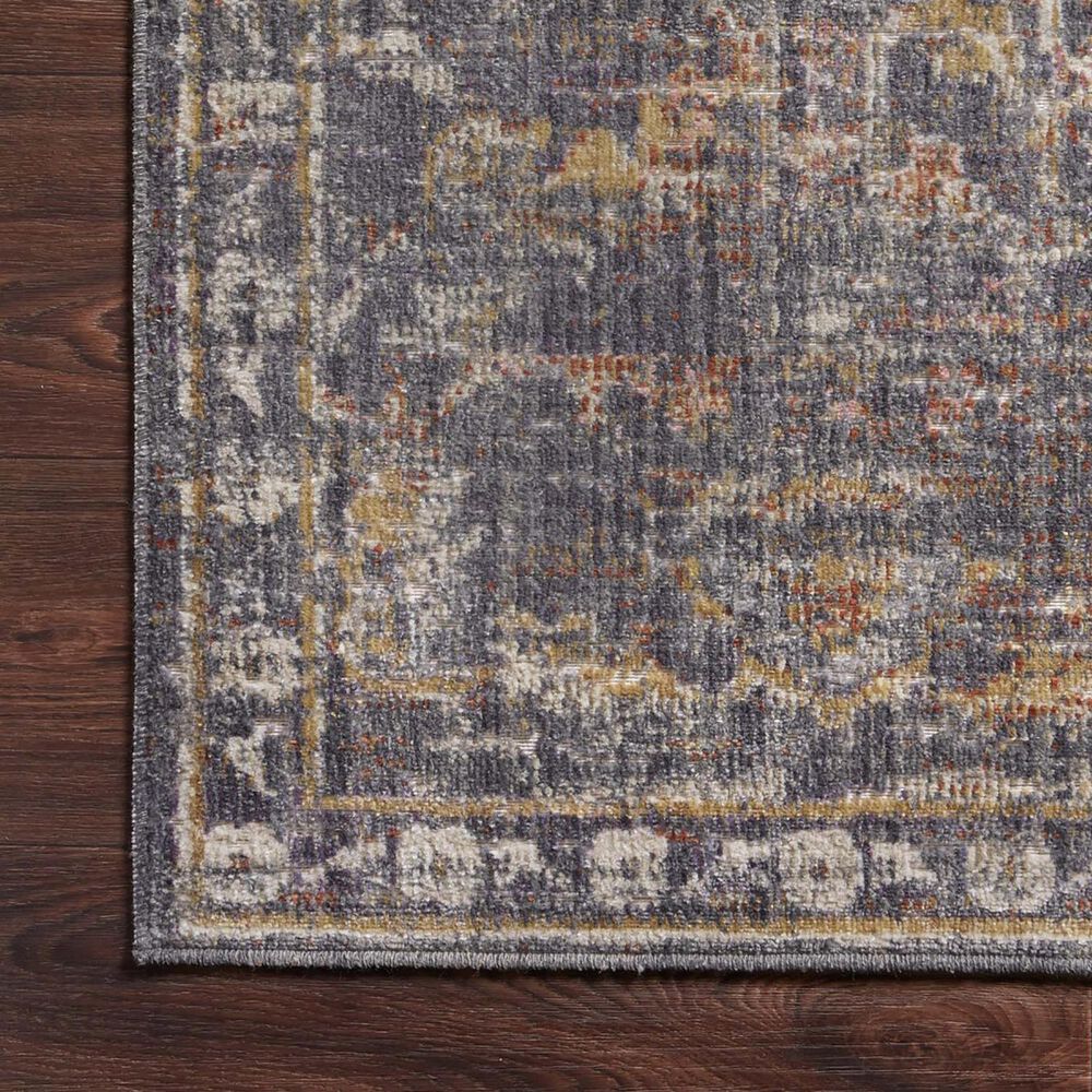 Chris Loves Julia x Loloi Rosemarie 2&#39;7&quot; x 4&#39; Graphite and Multicolor Area Rug, , large