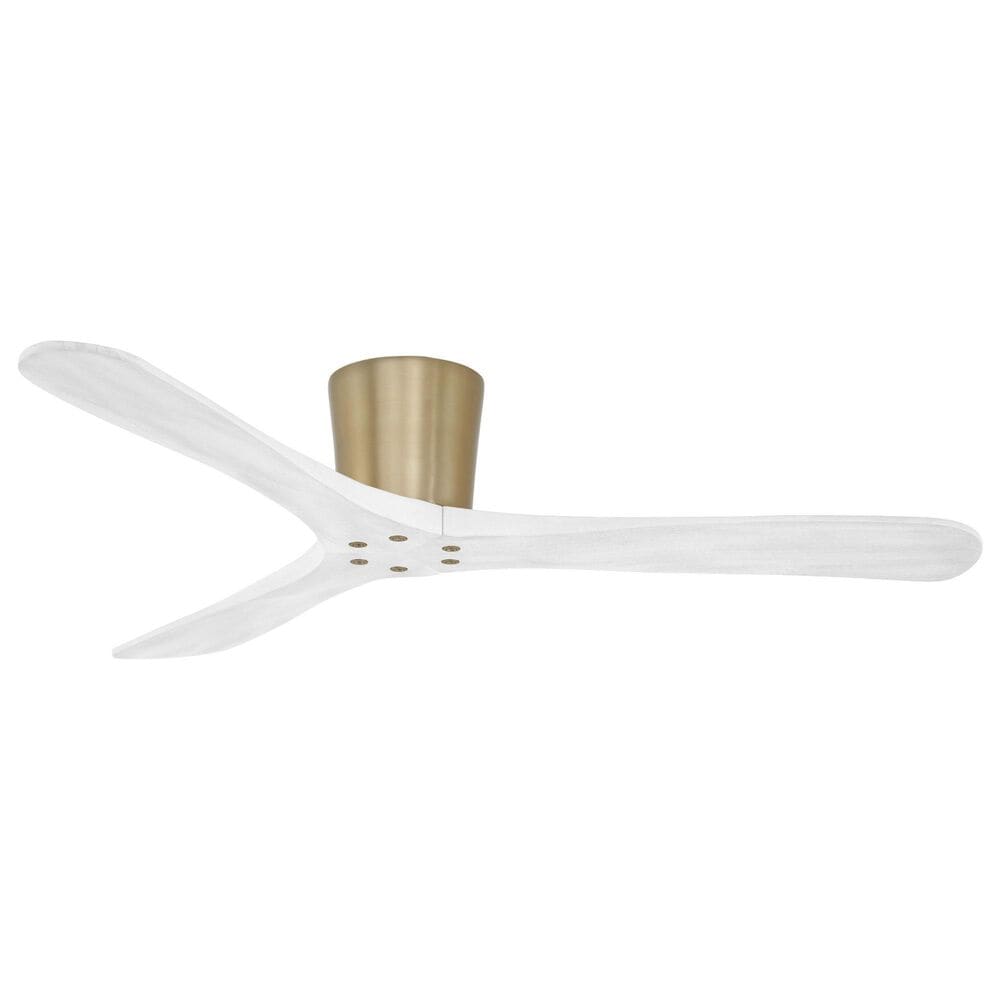 Minka-Aire Avtur 60" Indoor/Outdoor Ceiling Fan with Flat White Blades in Soft Brass, , large