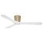 Minka-Aire Avtur 60" Indoor/Outdoor Ceiling Fan with Flat White Blades in Soft Brass, , large
