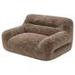 Hearth and Haven Stationary Sofa in Dark Brown, , large