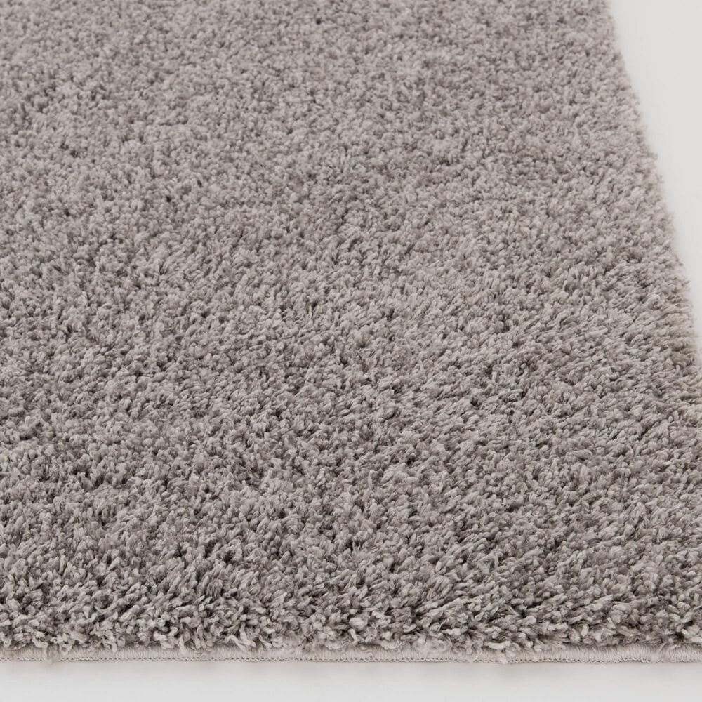 Central Oriental Geneva Shag 5&#39; x 7&#39; Zinc Area Rug, , large