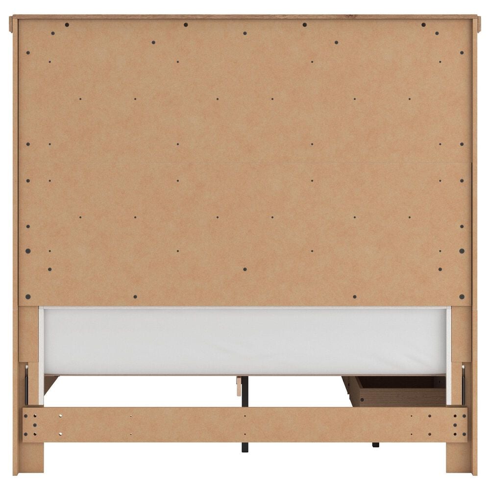 Ashley Savonport Queen Storage Panel Bed in White and Brown, , large