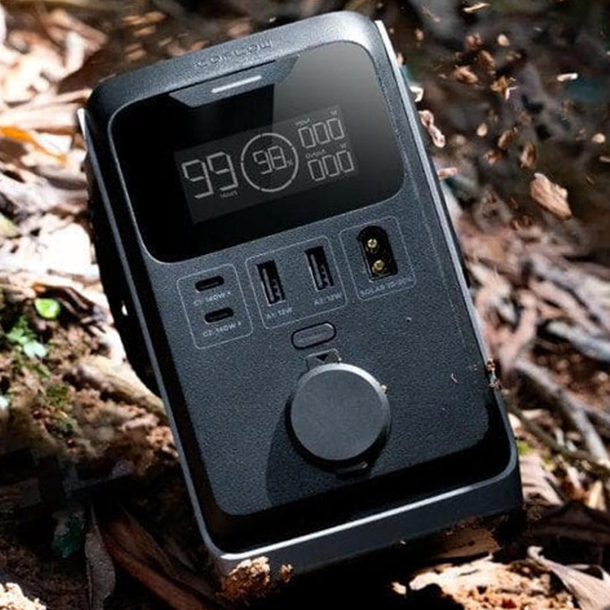 EcoFlow Trail 300 DC Portable Power Station in Black and Grey
