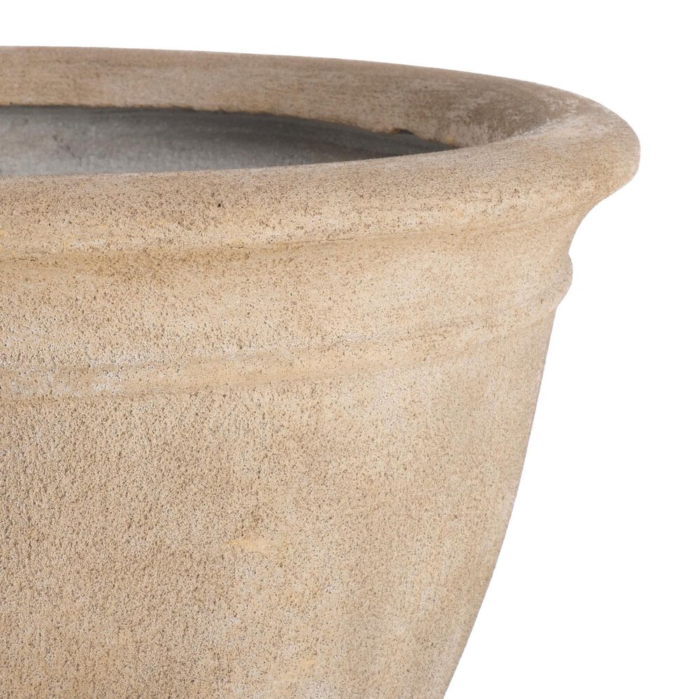 Alfresco Home Delfina Patio Urn in Tallow, , large