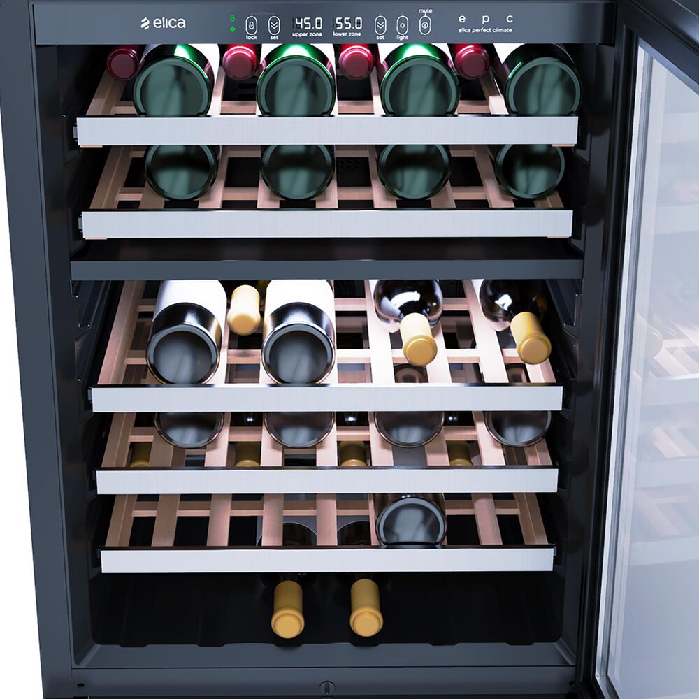 Elica 4.8 Cu. Ft. Glass Door Beverage Center with Door Alarms in Stainless Steel, , large