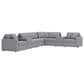 Ashley Modmax 8-Piece Sectional with Storage Consoles in Granite, , large