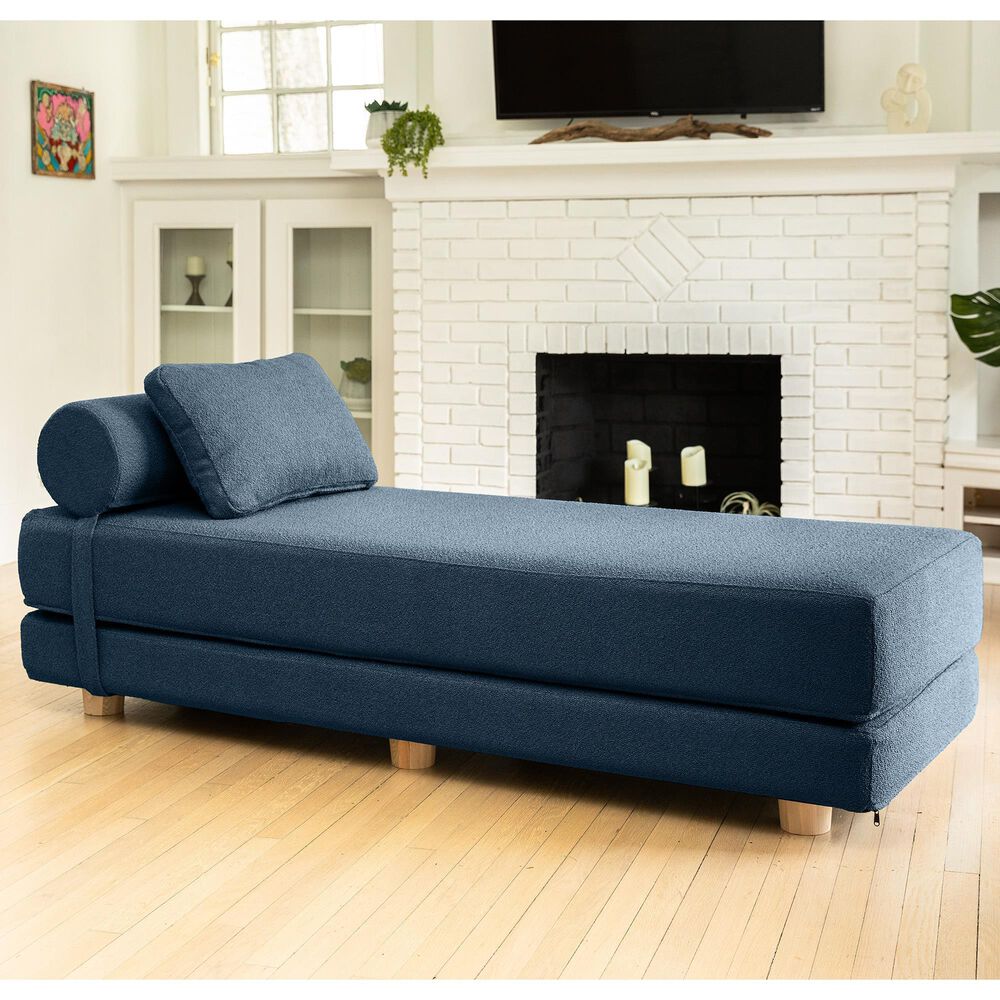 Jaxx Avida Daybed with Queen Sleeper in Navy, , large