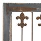 Maple and Jade 57" x 16" Gate Wall Decor in Dark Gray and Brown, , large