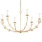 Troy Lighting Florian 6-Light Chandelier in Vintage Gold Leaf, , large