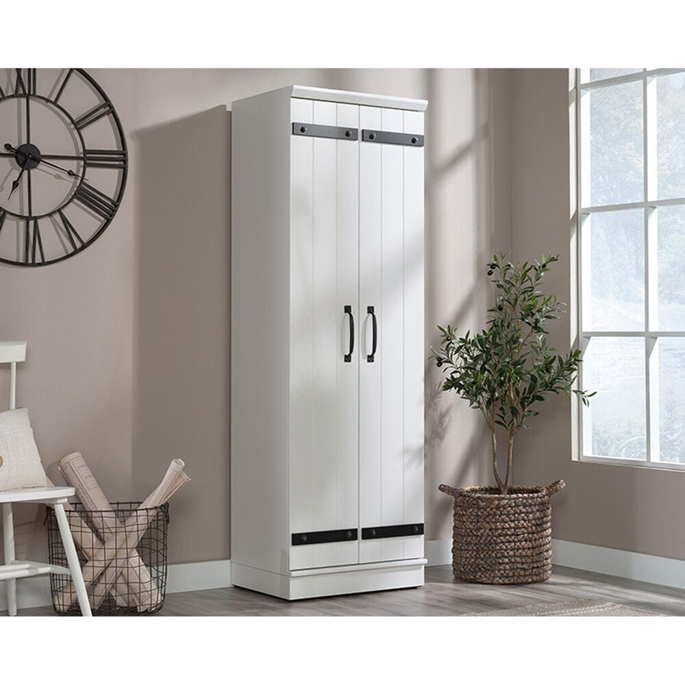 Sauder HomePlus 430336 Storage Cabinet in Soft White, , large