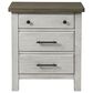 Eastern Shore Timber Ridge 2 Drawer Nightstand in Weather White and Sierra Brown, , large