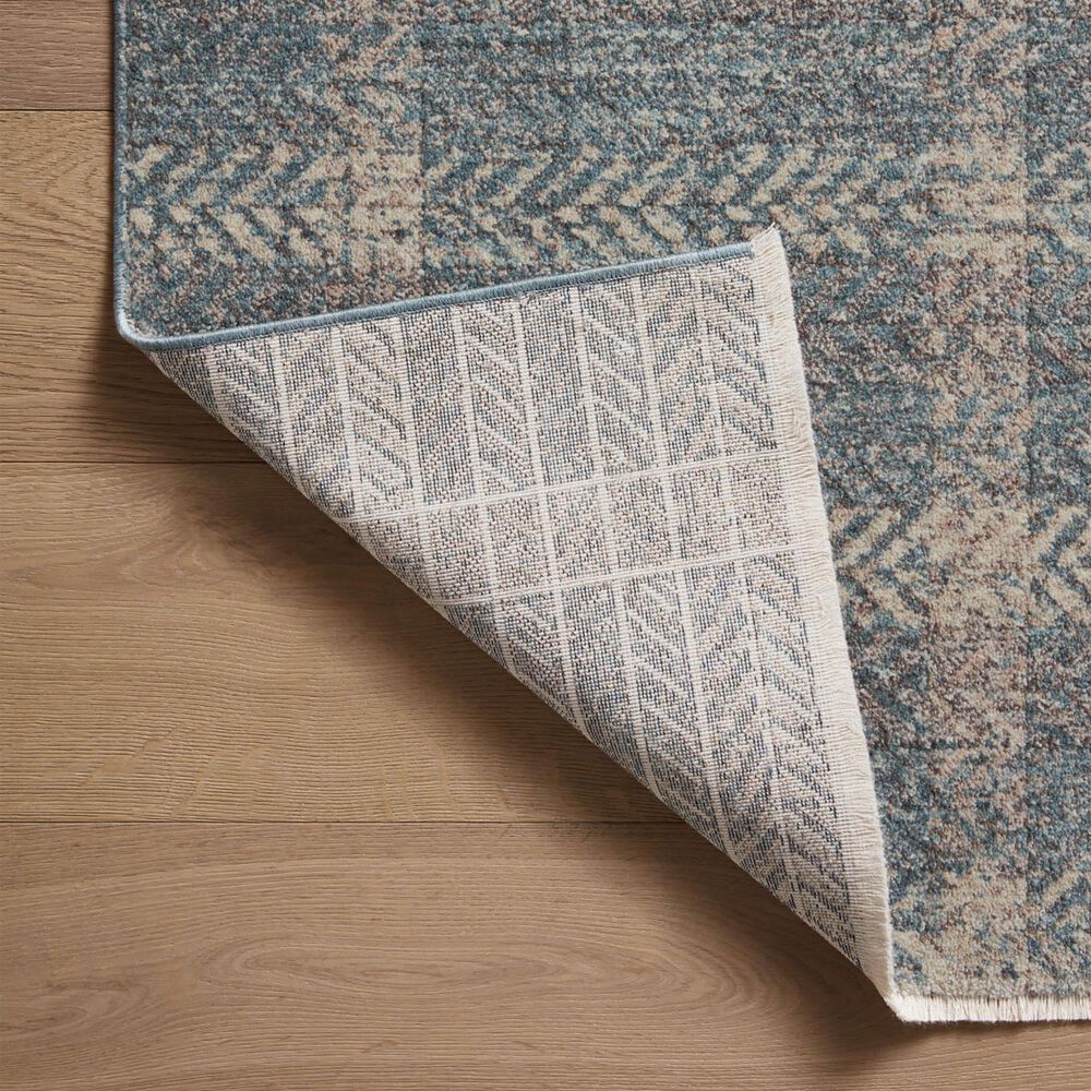 Angela Rose Ember 2&#39;3&quot; x 3&#39;10&quot; Blue and Beige Area Rug, , large