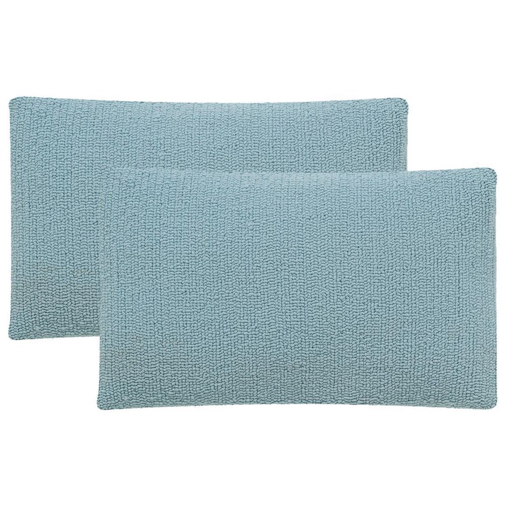 Safavieh Soleil Pillow in Marine Baby Blue (Set of 2), , large