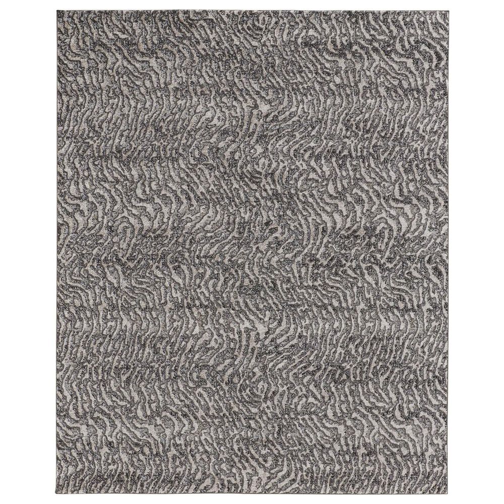 Feizy Rugs Vancouver 6"7" x 9"6" Beige and Charcoal Area Rug, , large