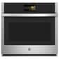 GE Profile 2-Piece Kitchen Package with Stainless Steel 30" Smart Built-In Convection Single Wall Oven and Black 36" Induction Cooktop, , large