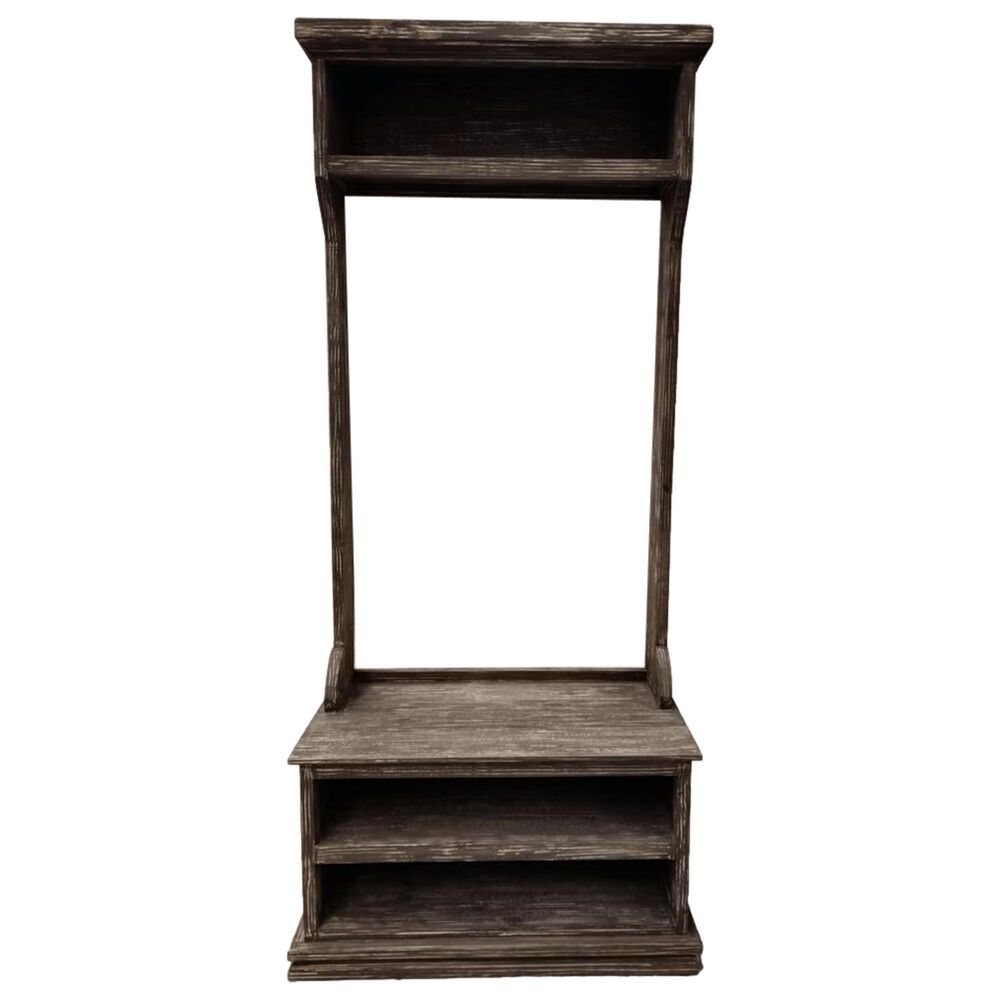 Woodland & Co Walton Wood Hall Tree in Deep Black, , large