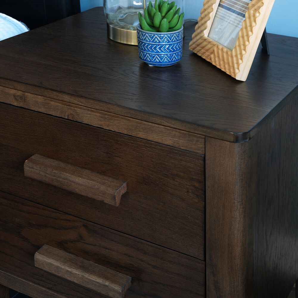 Linon Home Decor Wilcox Side Table in Espresso, , large