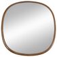 A&B Home Wayne 43" Curved Accent Wall Mirror in Brown, , large