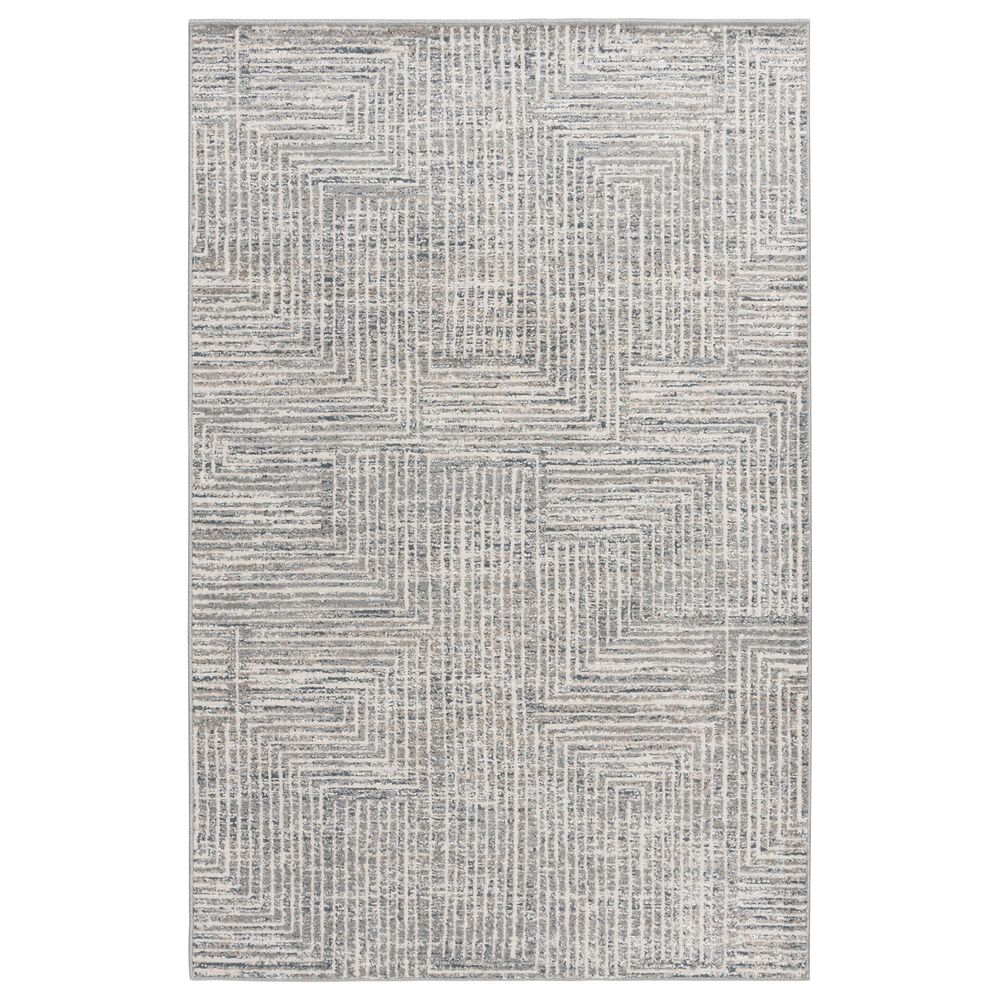 Central Oriental Heirloom Neville Chetwode and Navajo White 5"3" x 7"7" Area Rug, , large