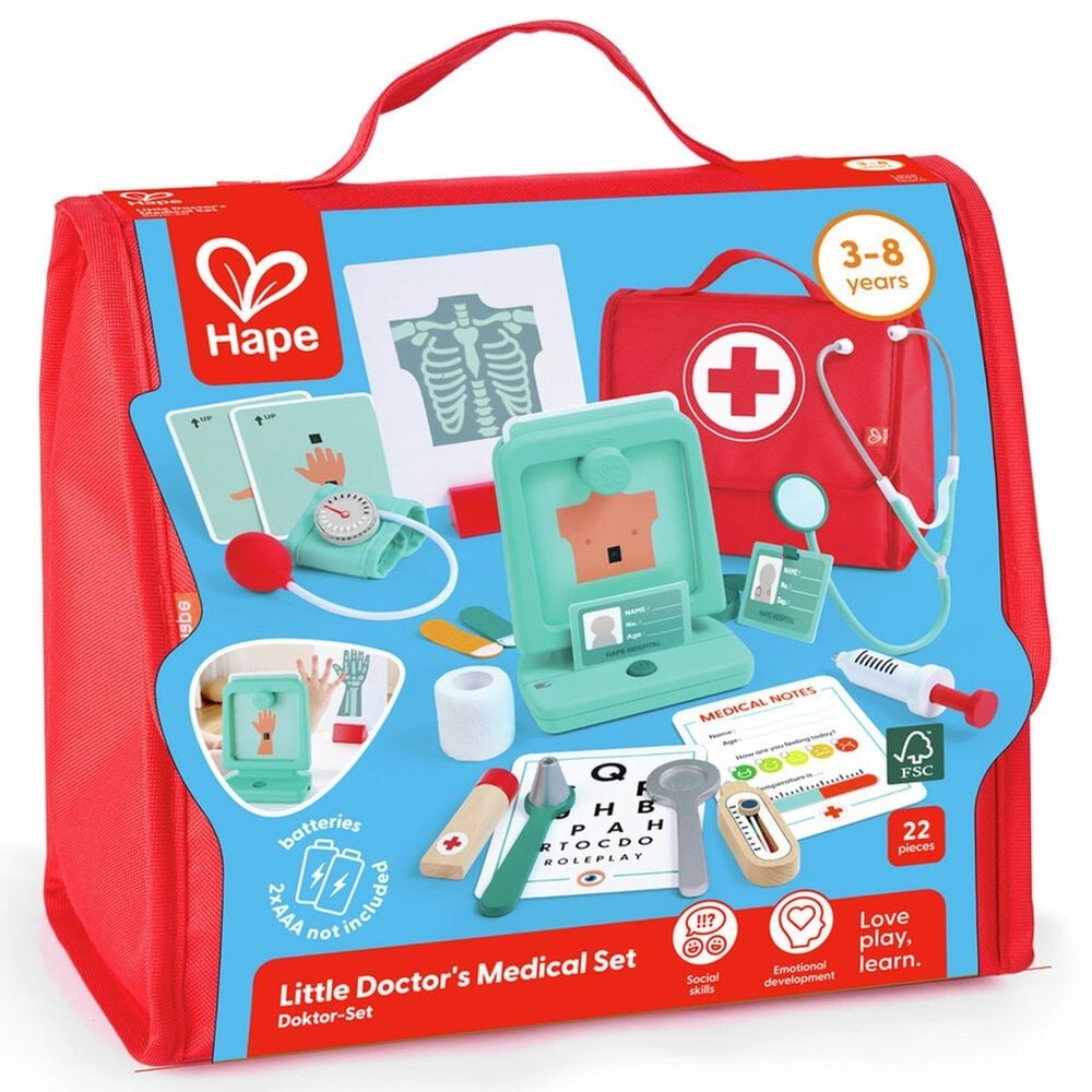 Hape Toys Little Doctor"s Medical Playset in Multicolor, , large
