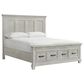 Mayberry Hill Mccoy King Storage Bed in White, , large