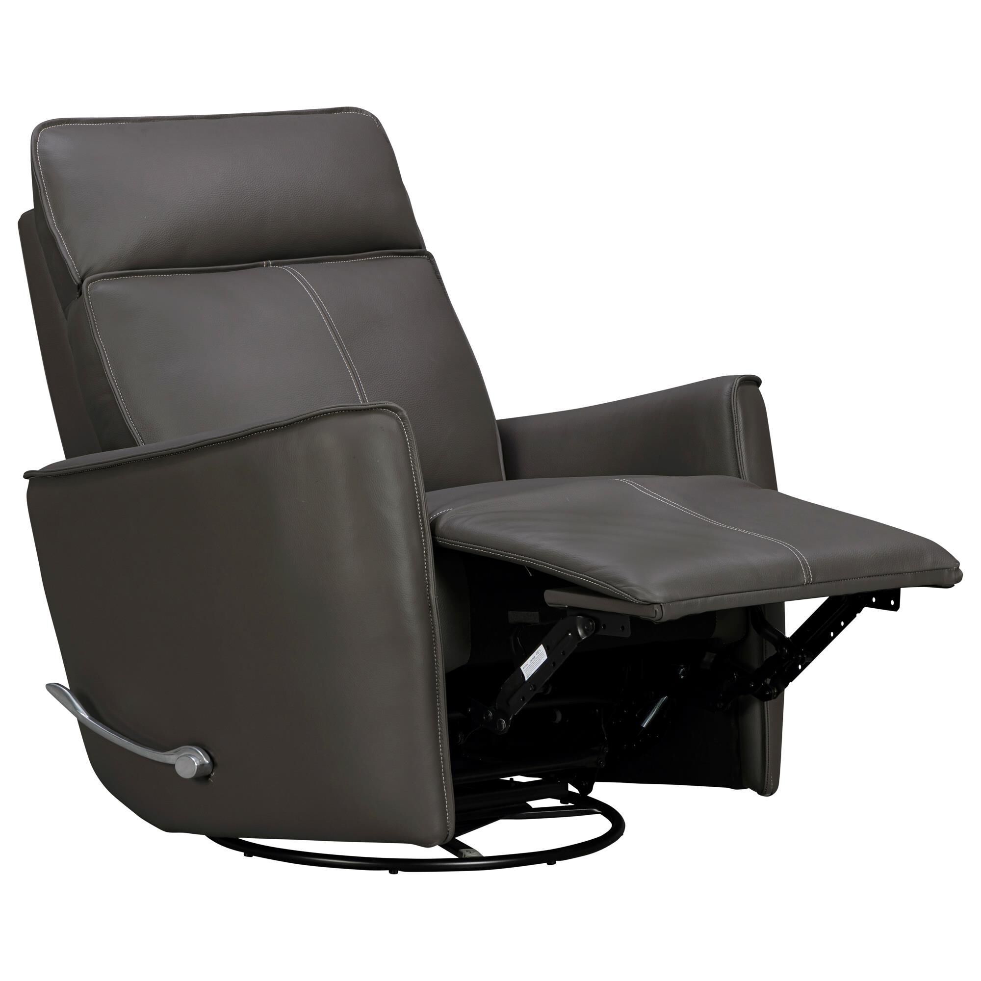 Simeon Collection Rosxy Manual Swivel Glider Recliner in Abby Dark