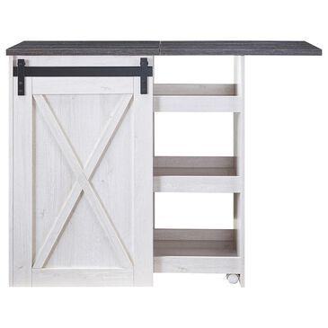Furniture of America Jacobson Home Bar in Distressed Gray, , large