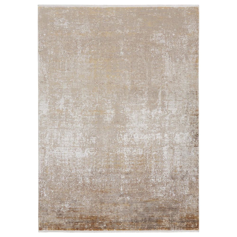 Feizy Cadiz 4"10" x 7"10" Beige Area Rug, , large