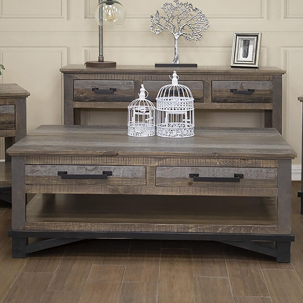 Fallridge Loft Cocktail Table in Gray and Brown, , large
