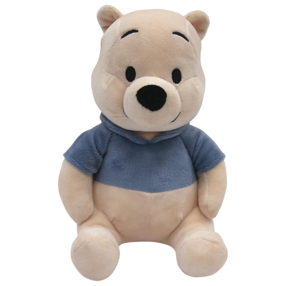 Lambs and Ivy Plush Winnie The Pooh in Beige and Blue, , large