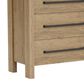 Shannon Hills Davie 4-Piece King Upholstered Bedroom Set in Pale Oak, , large