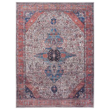 Nourison Grand Washables 5"3" x 7"3" Ivory Brick Area Rug, , large