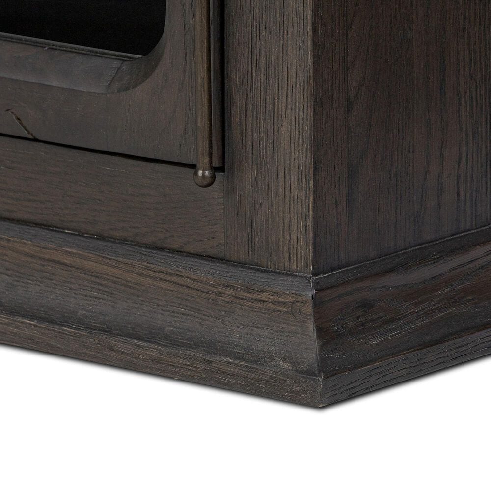 Four Hands Bolton Dawes China Cabinet in Smoked Black Oak, , large