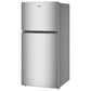 Whirlpool 19.2 Cu. Ft. Top Freezer Refrigerator with Total Coverage Cooling in Fingerprint Resistant Stainless Steel, , large