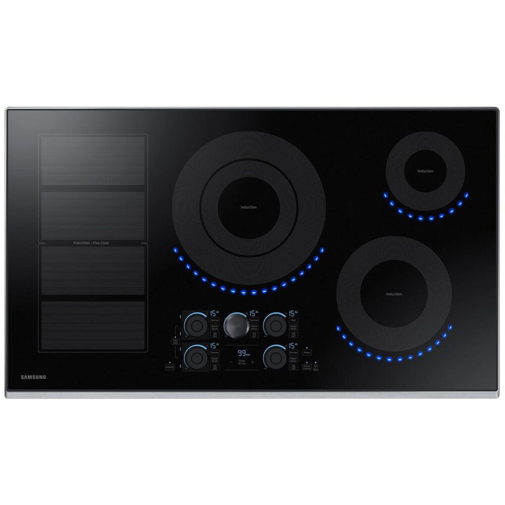 Samsung 36" Induction Cooktop in Stainless Steel Trim, , large