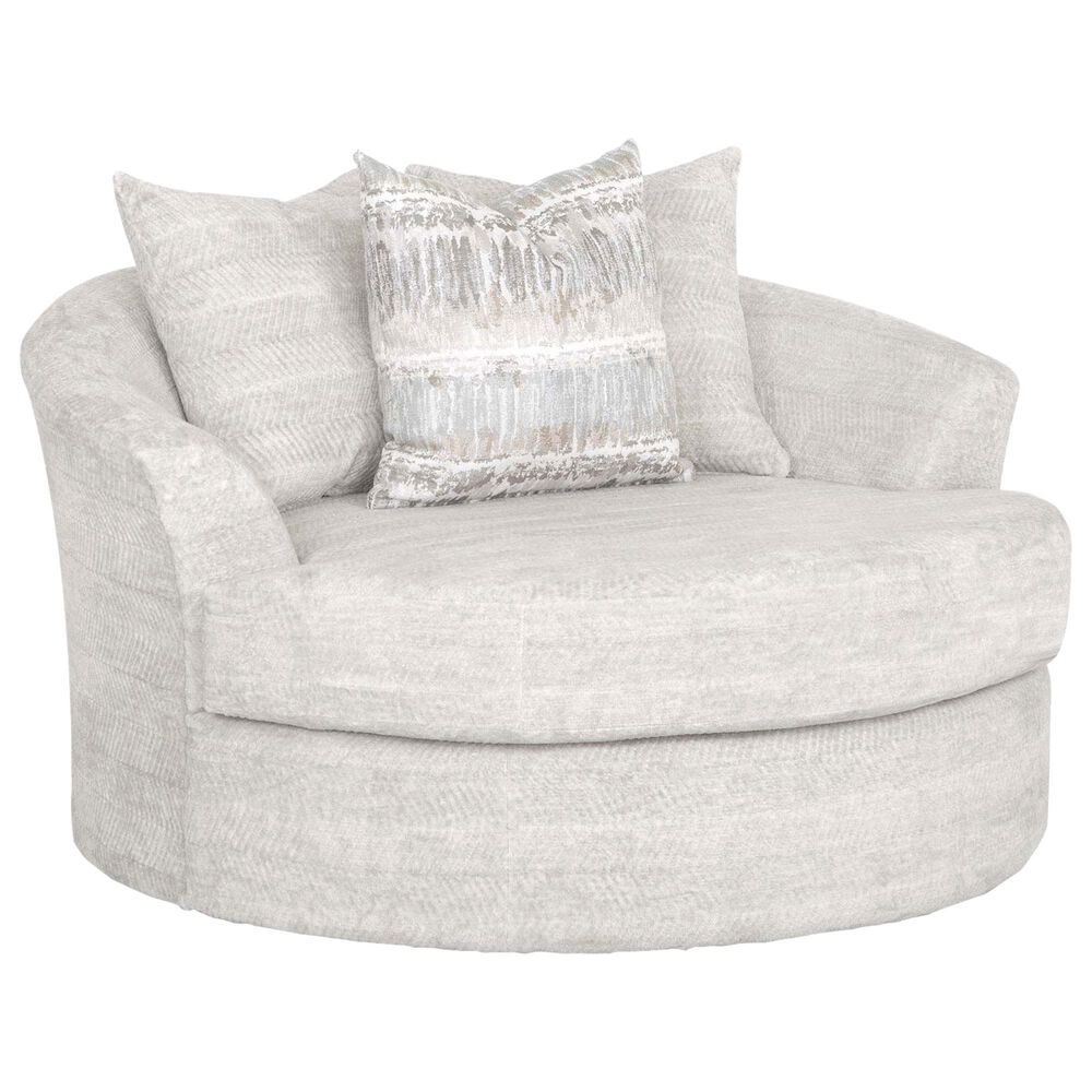 Moore Furniture Nash Swivel Lounger in Tidal Sand, , large