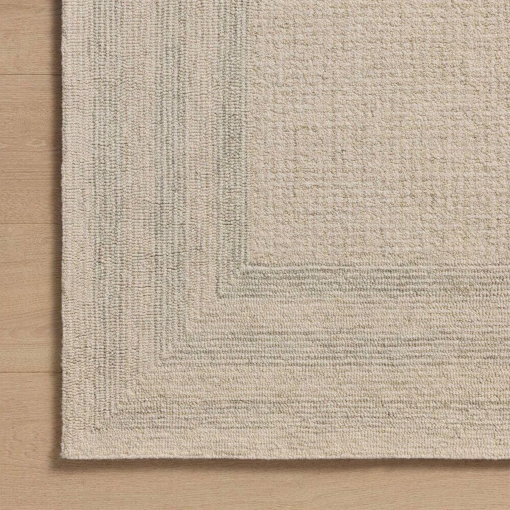 Amber Lewis x Loloi Windsor 2&#39;3&quot; x 3&#39;9&quot; Ivory and Spa Area Rug, , large