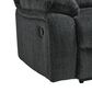 Ashley Draycoll Manual Reclining Sofa in Slate, , large