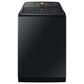 Samsung 5.5 Cu. Ft. Smart Top Load Impeller Washer and 7.4 Cu. Ft. Electric Dryer in Brushed Black, , large